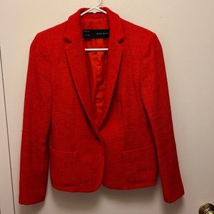 Large Zara basic orange blazer
